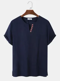 Ethnic V Neck Shirts