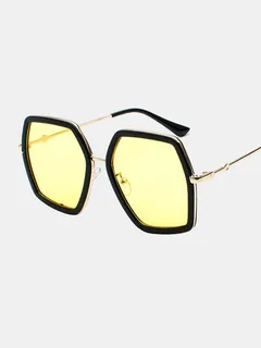 Gafas de sol con montura cuadrada multicolor Gafas de sol con montura metálica
