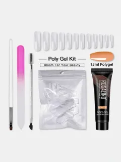 5 piezas Poly Uña Gel Kit