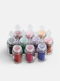 20 colores Brilho Sombra de ojos en polvo